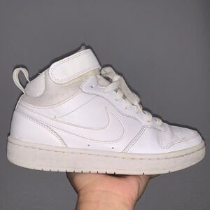 Nike Court Borough Mid 2 (GS) Shoes Youth Big Kids' Size 4Y CD7782-100